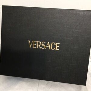 Versace Black and Gold Empty Gift Box dimensions 5x11x14. Brand new